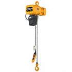 ELECTRIC CHAIN HOIST, 2 TON, 25 FT LIFT, 220V, 14FPM, YLW, 27-11/16 X 16 13/16 X 9-1/2 IN