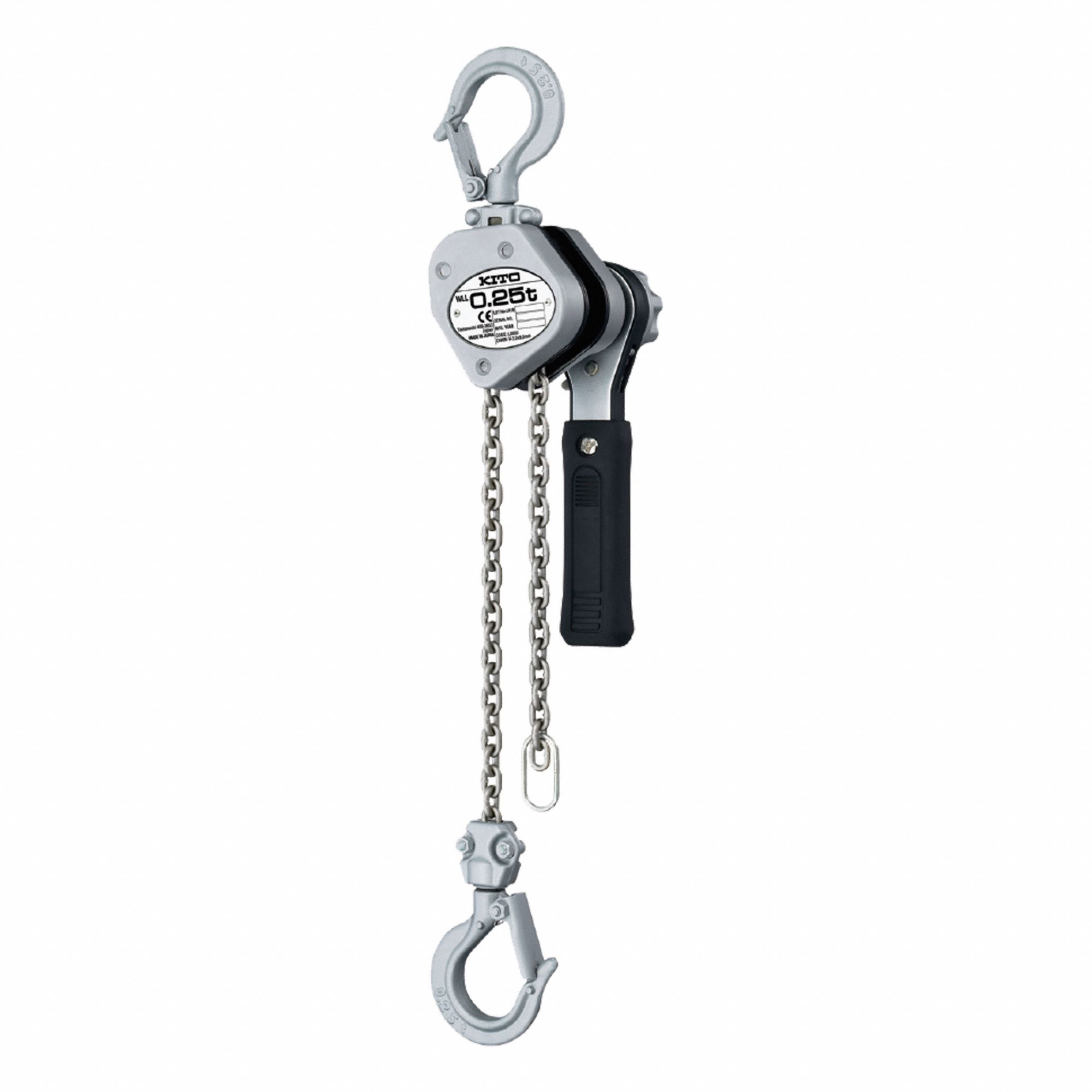 LEVER CHAIN HOIST, HOOK MOUNTED - NO TROLLEY, 1,000 LB LIFTING CAPACITY, 15 FT LIFT L