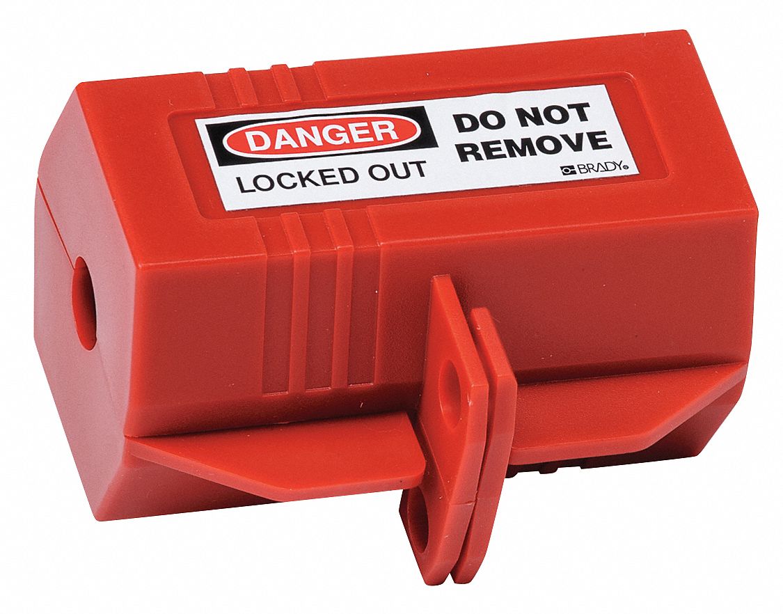 41F294 - Plug Lockout Red 1/2In Shackle Dia.