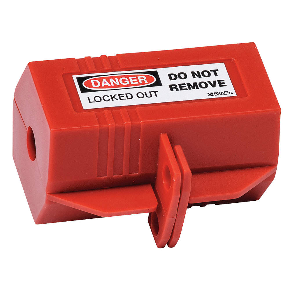 Plastic Plug Lockout Plug Lock Out Device Safty Tagout for Cable dia 0.7/'/'