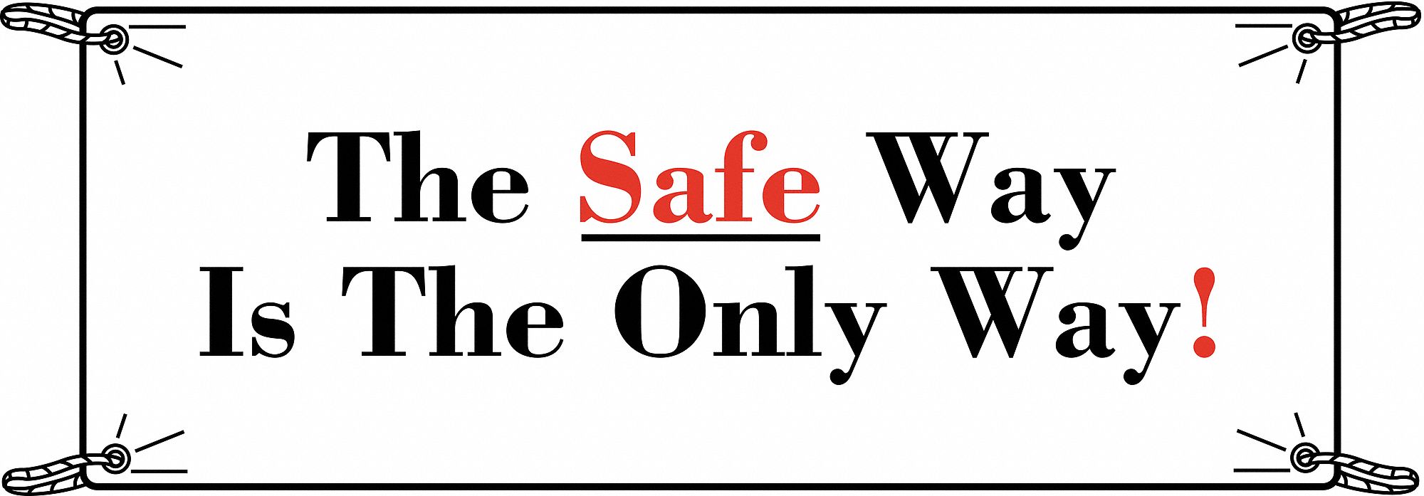 Banner: Vinyl, 48 in x 120 in Nominal Sign Size, Indoor Only, 1 Printed Sides