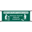 Eliminate Hazards Pick-Up Clean-Up Banners