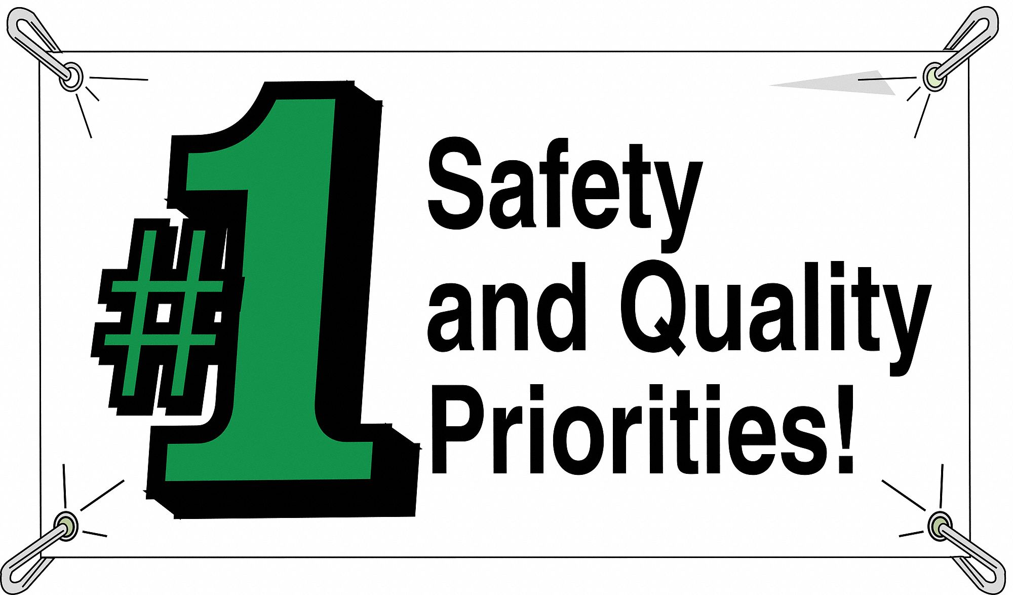 Banner: Vinyl, 36 in x 60 in Nominal Sign Size, Indoor/Outdoor, 1 Printed Sides