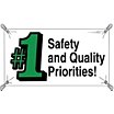 #1 Safety And Quality Priorities! Banners image