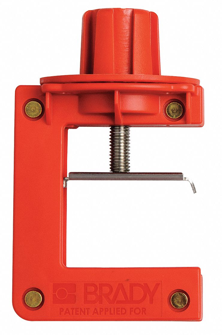 North B-Safe Valve Safety Lockout Device Anti-Tamper Red Plastic Lock NEW BSO1R 