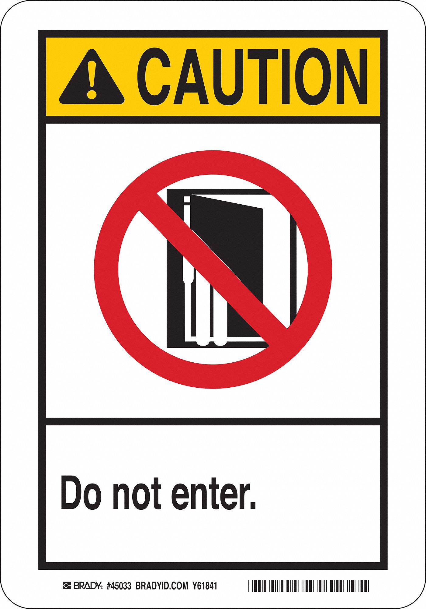 AFF.DNGR.14X10PO,ANSI,NR/BLC/BLC