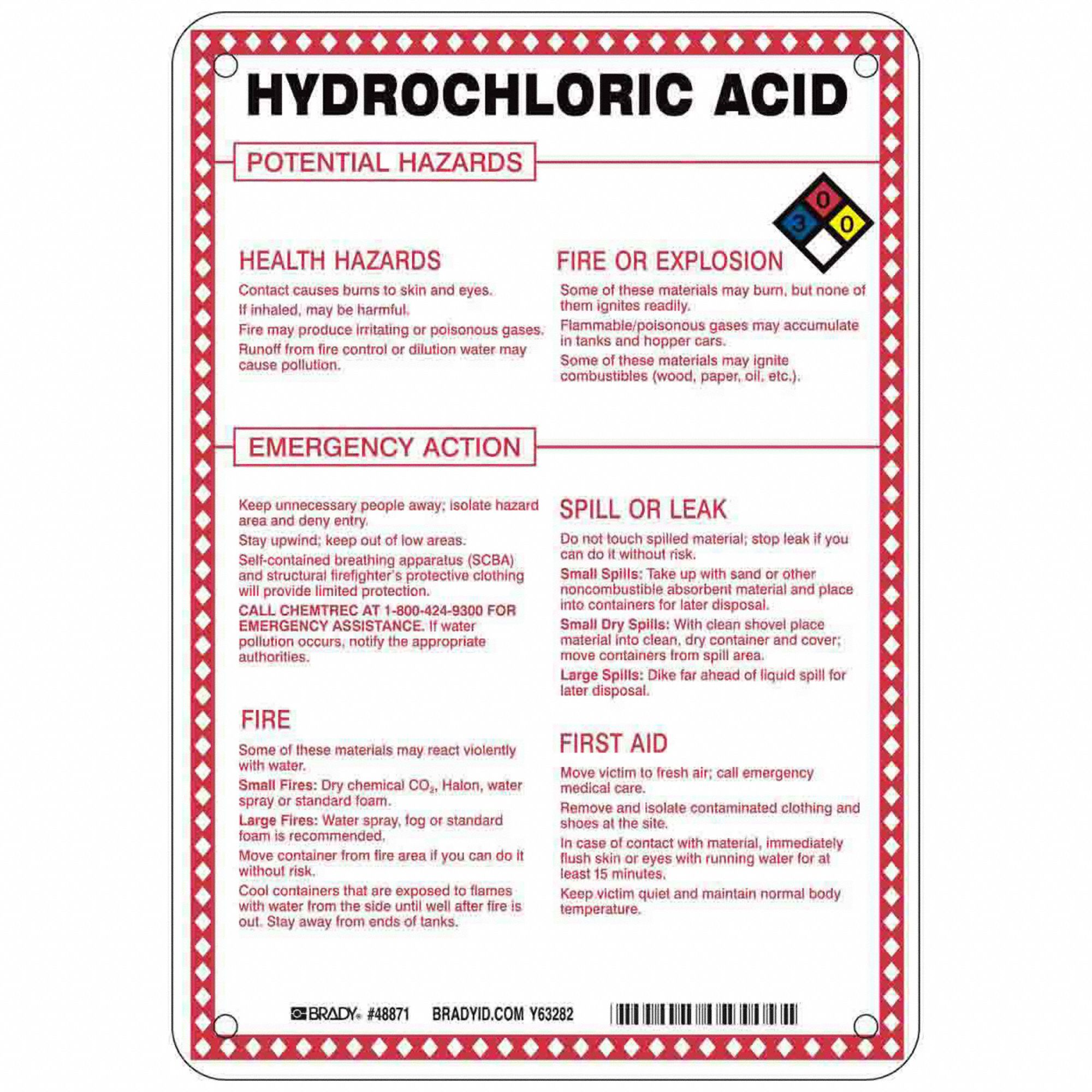 chemical hazards of hydrochloric acid        <h3 class=