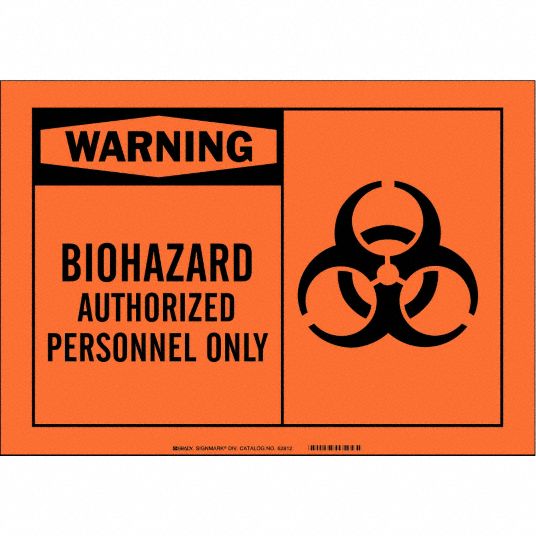 Polyester, Not Retroreflective, Biohazard Sign - 41F926|83928 - Grainger