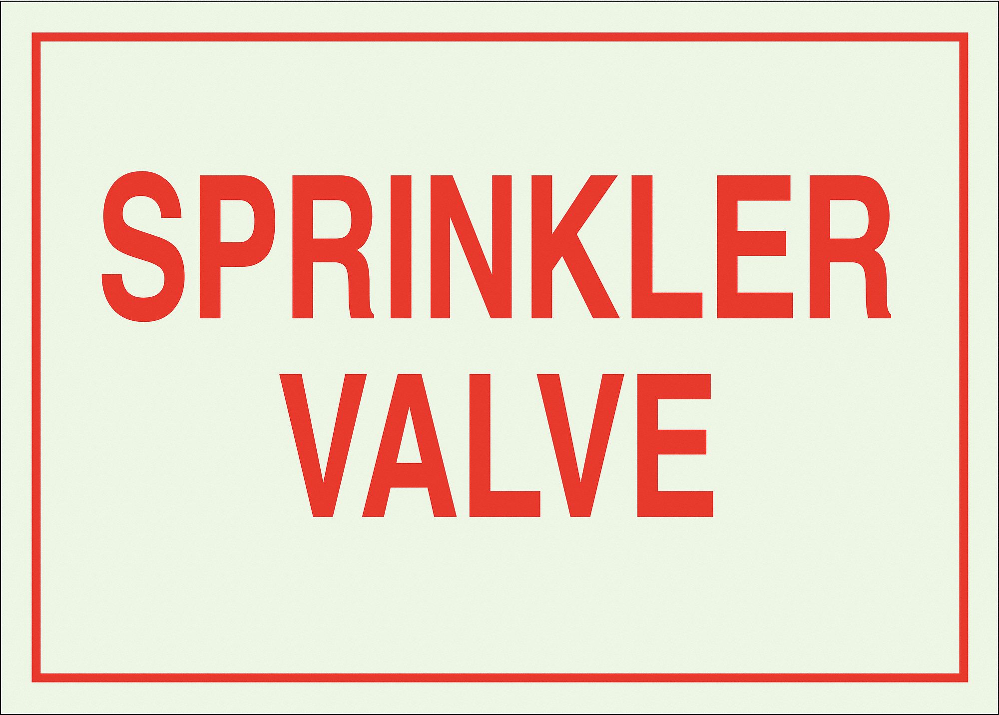 Directional Sign, 7 x 10In, Red/Green