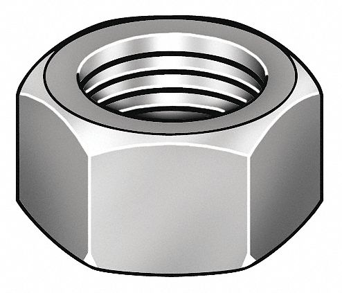 41FV06 - Hex Nut 1/2-13 Gr 18-8 SS Plain PK25