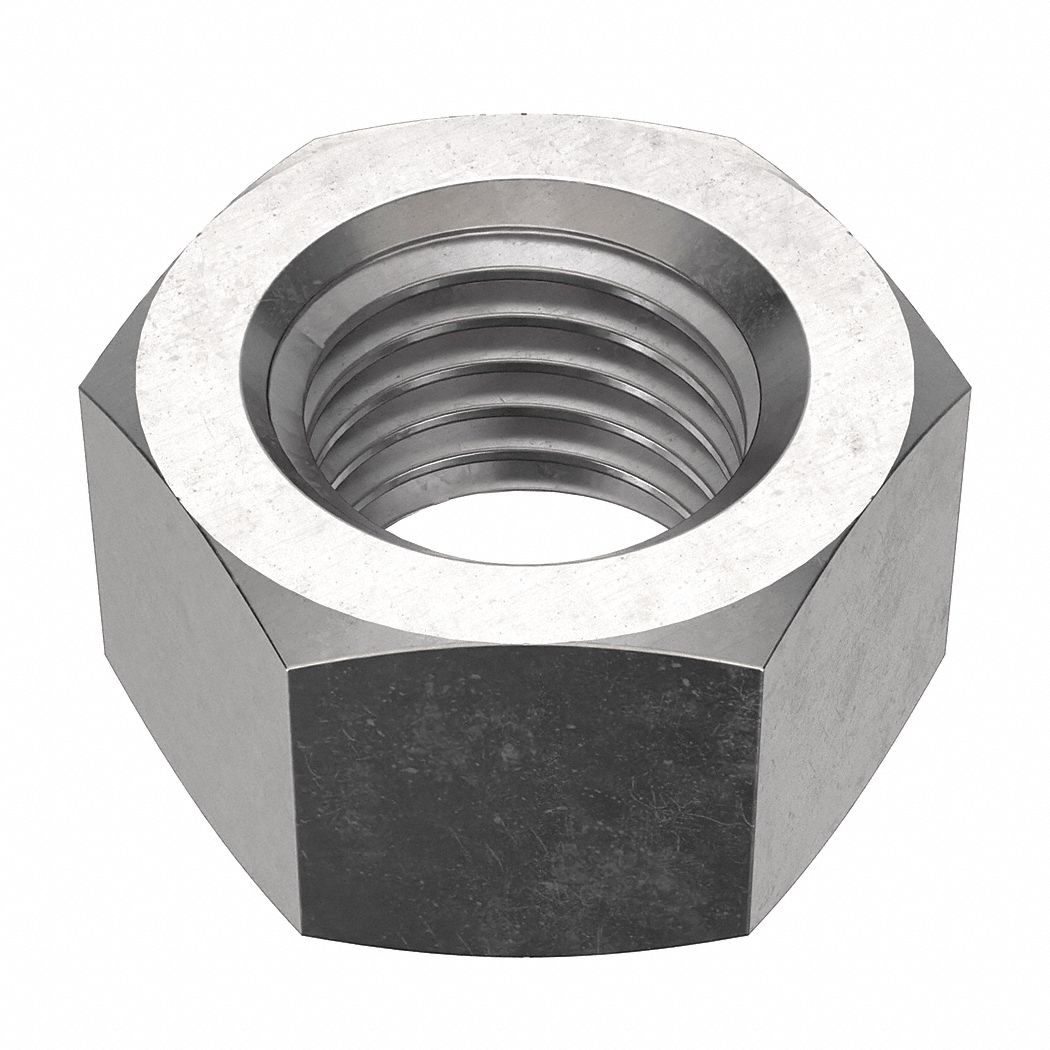 1 1/8-7 Thread, 1 13/16 in Hex Wd, Hex Nut - 41FT86