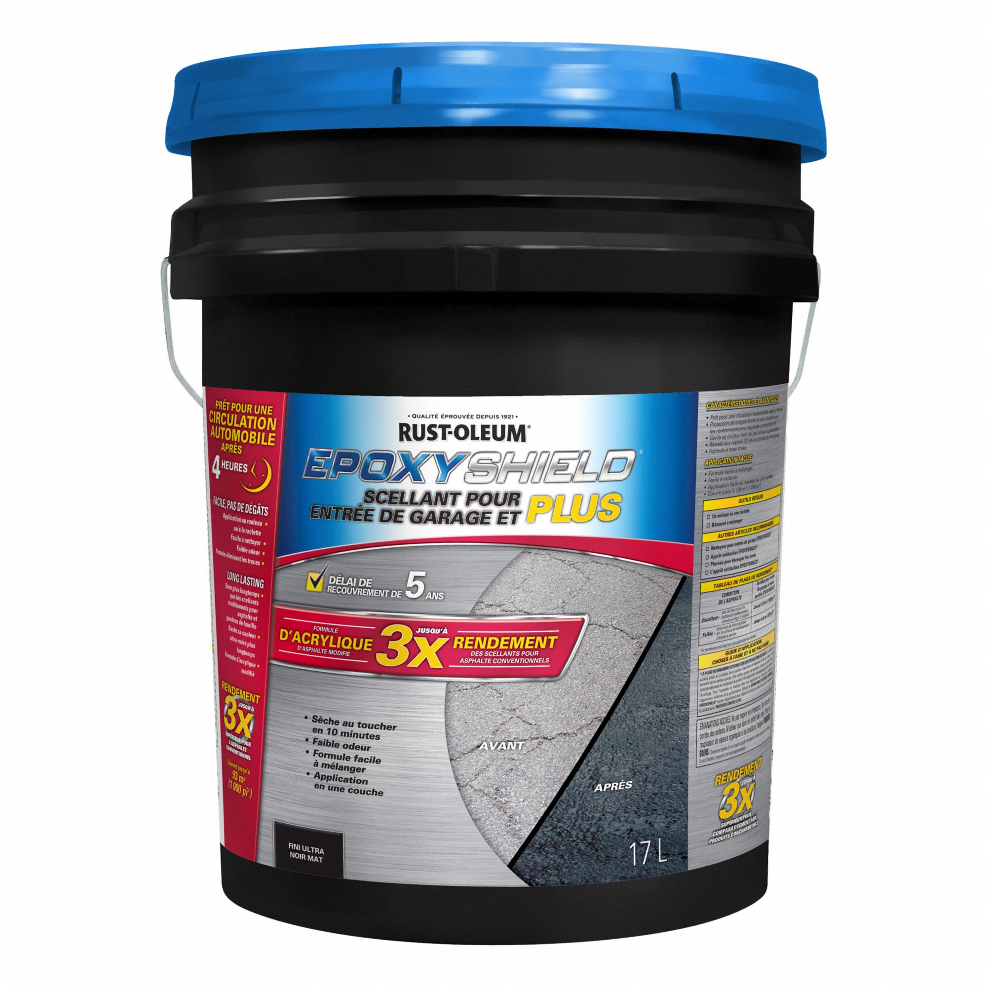 EPOXY DRIVEWAY SEALER PLUS, BLACK, 17 L, 4 HOUR CURE