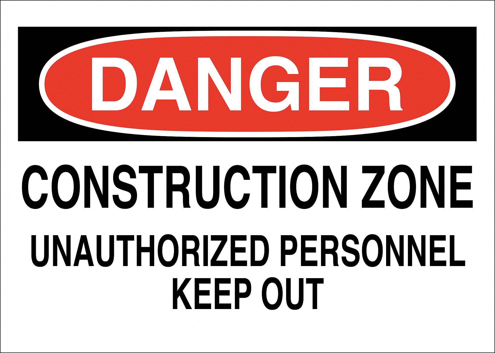 Traffic Control Sign, Fiberglass, 10x14