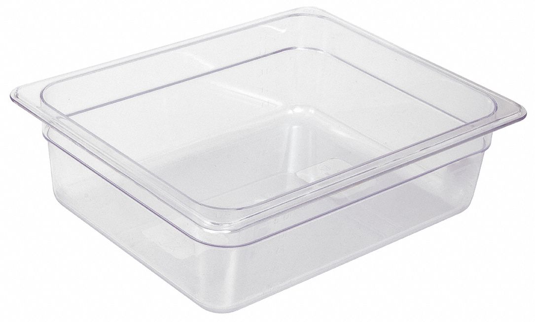 CRESTWARE, Half Size, Rectangular, Food Pan - 41G547|FP24 - Grainger