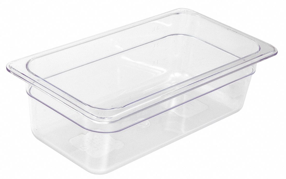 CRESTWARE, Third Size, Rectangular, Food Pan - 41G551|FP32 - Grainger