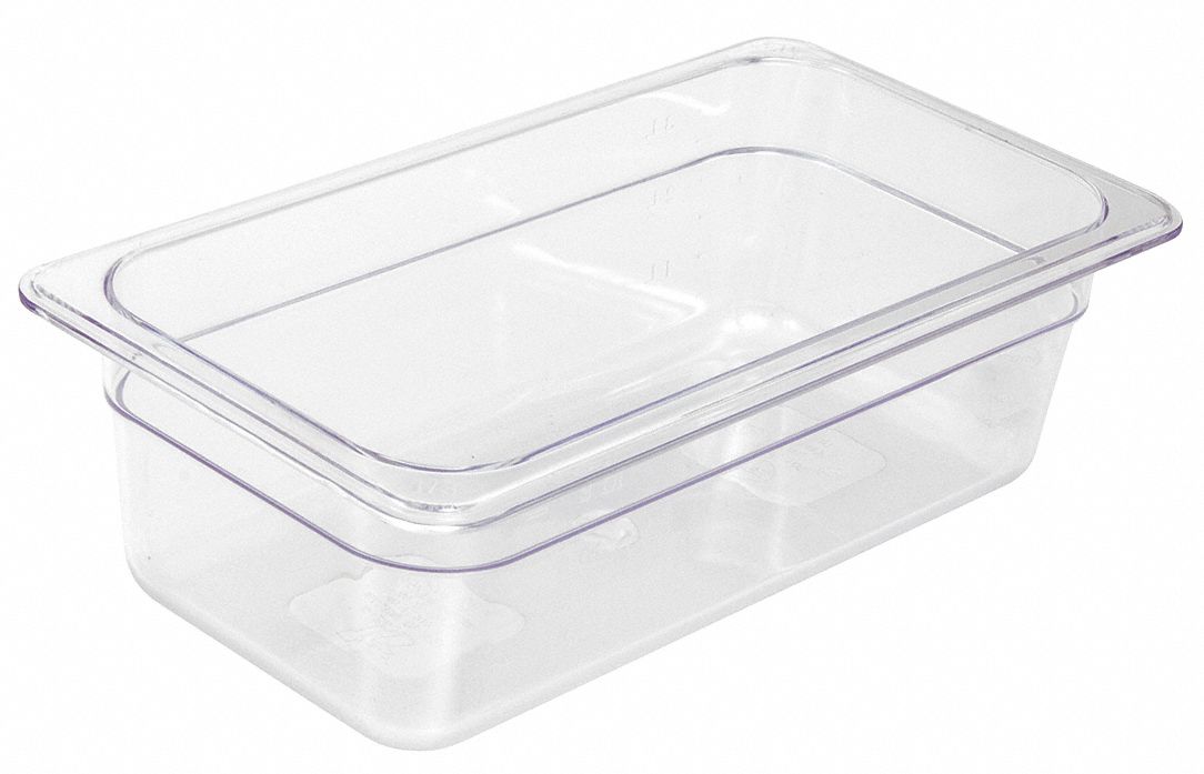 CRESTWARE, Third Size, Rectangular, Food Pan - 41G553|FP36 - Grainger