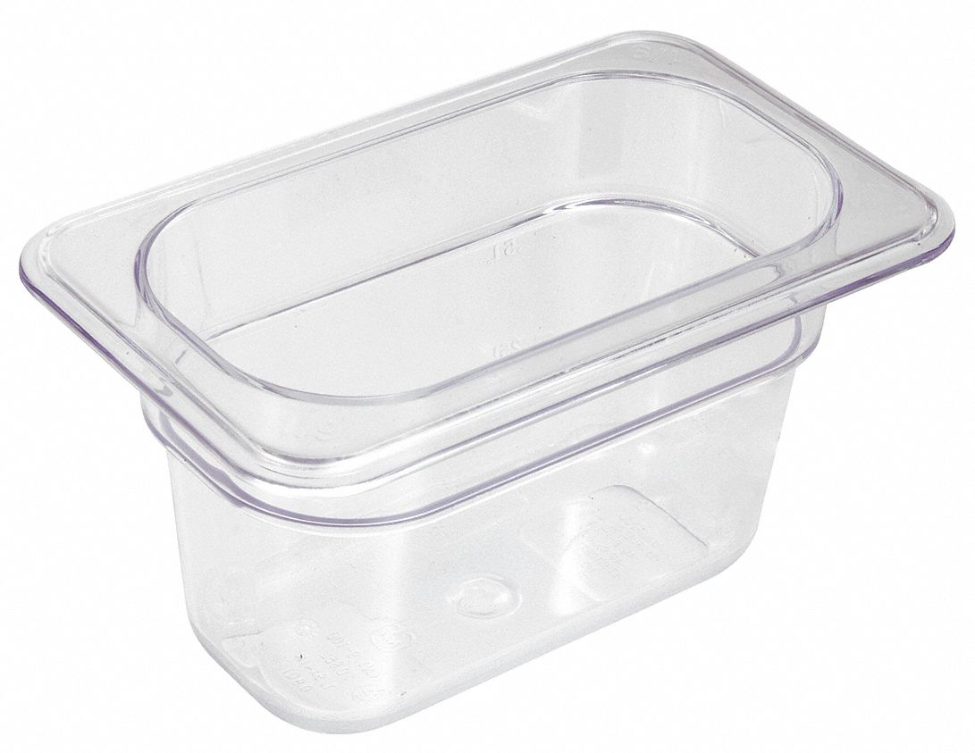 CRESTWARE, Ninth Size, Rectangular, Food Pan - 41G559|FP92 - Grainger