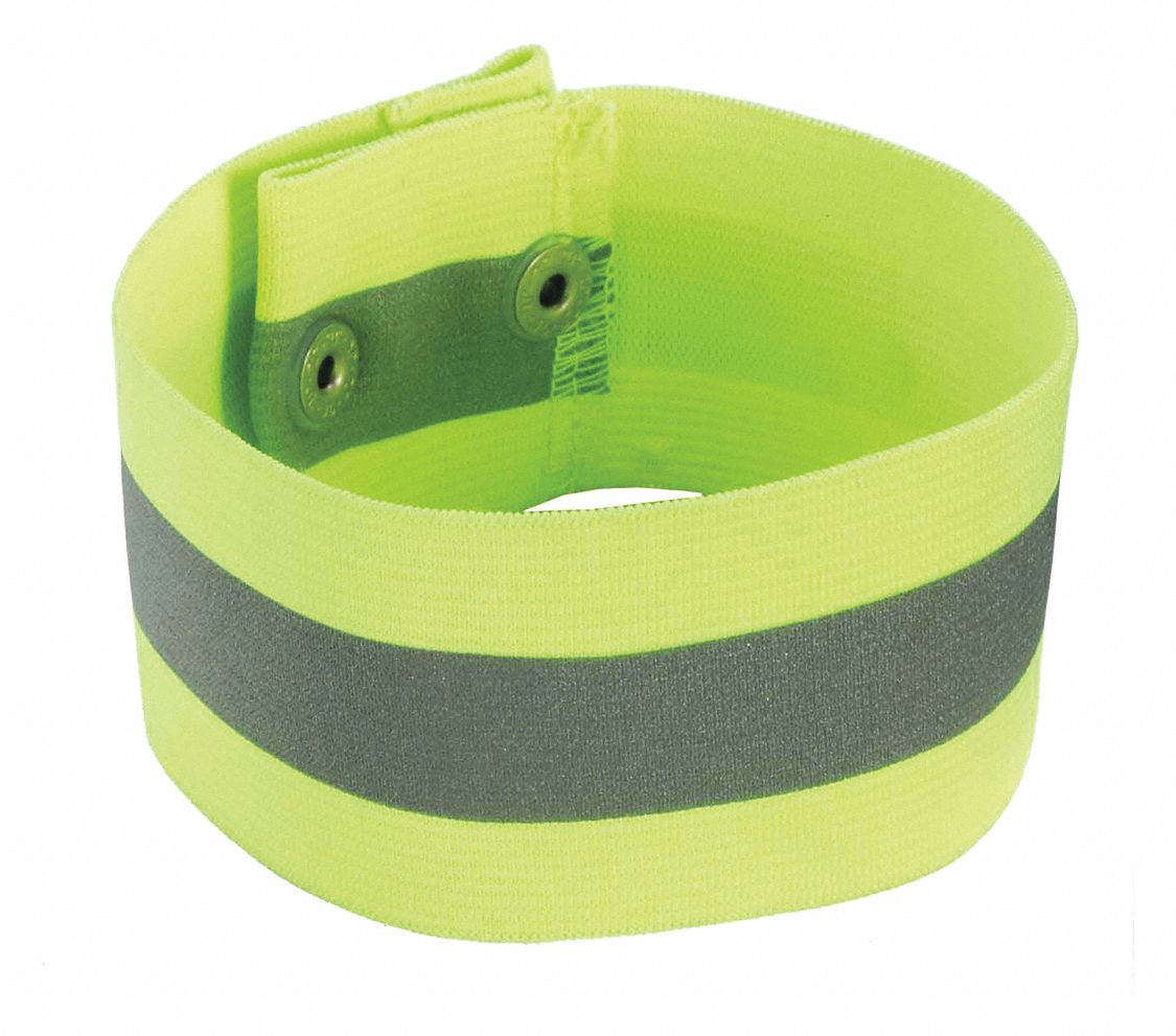 ARM/LEG BAND- BUTTON SNAP LIME L/XL