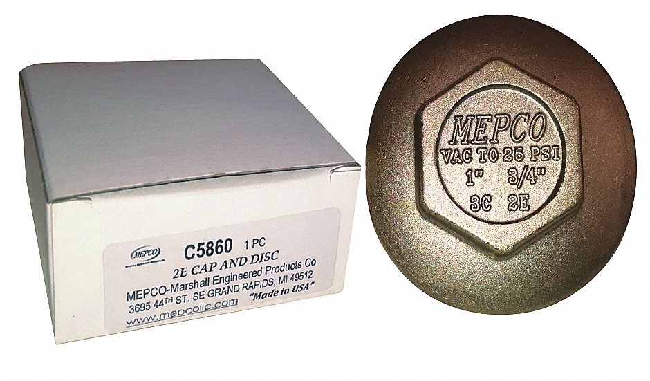 Steam Trap Cap and Disc: For Mepco Dunham Bush, 2E