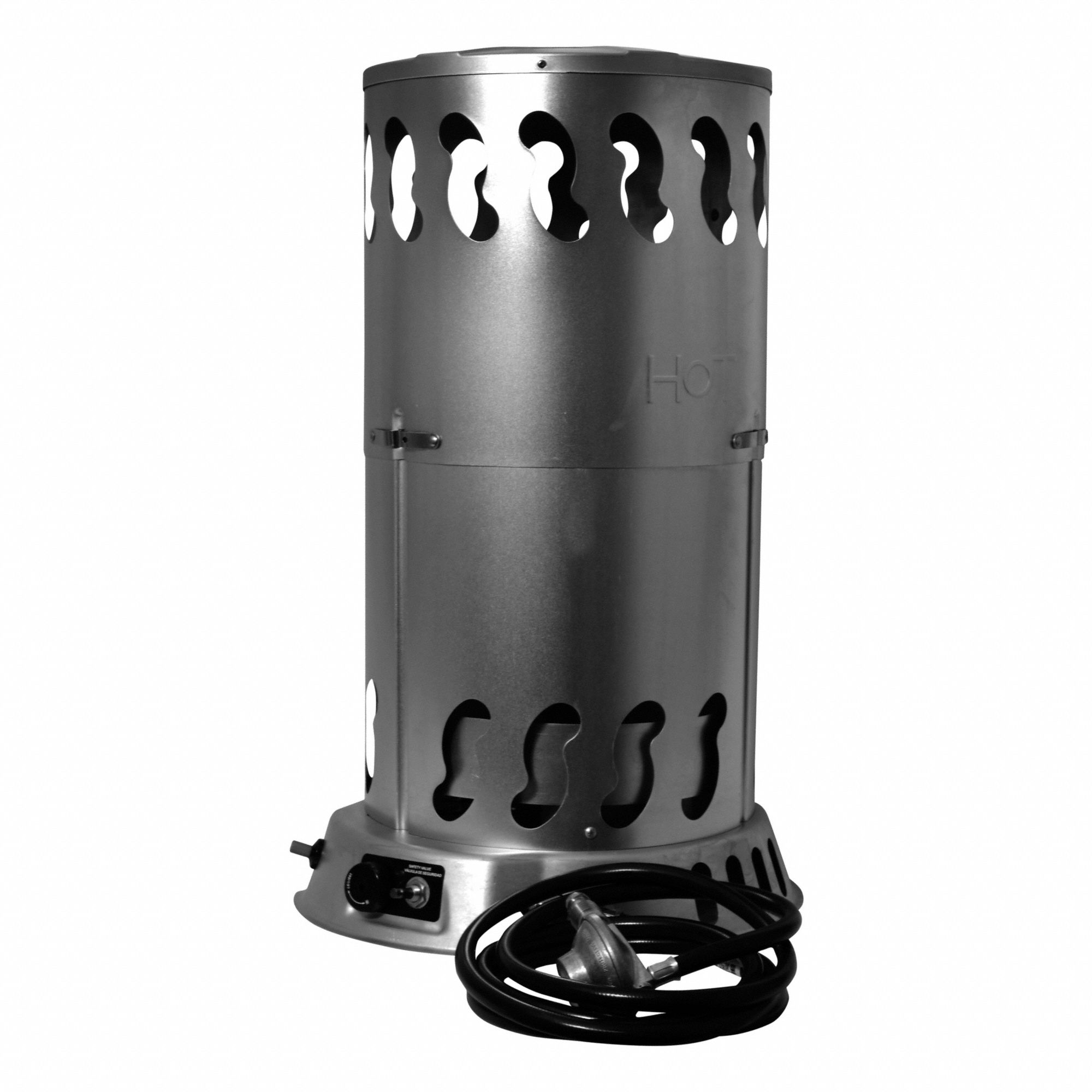 INDUSTRIAL HEATER, HS200CVX, 18X19 IN H, 18 IN D, CONVECTION, 4,700 SQ FT AREA, 200,000 BTUH, INDOOR