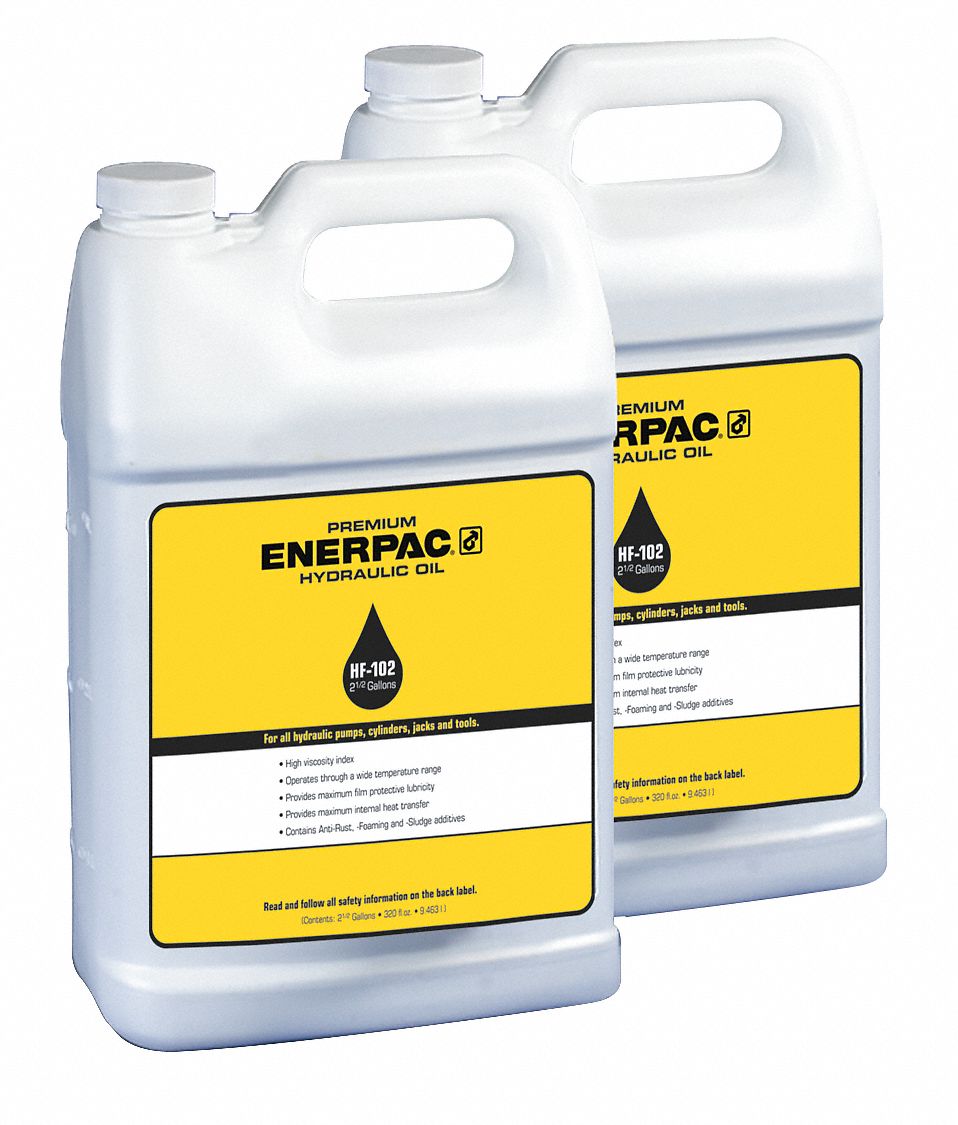 ENERPAC, HF102, 5 gal, Hydraulic Oil 41GJ05HF102 Grainger