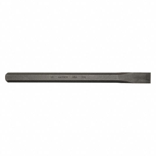 Steel, 7/8 in Blade Wd, Cold Chisel - 41GJ98|70217 - Grainger