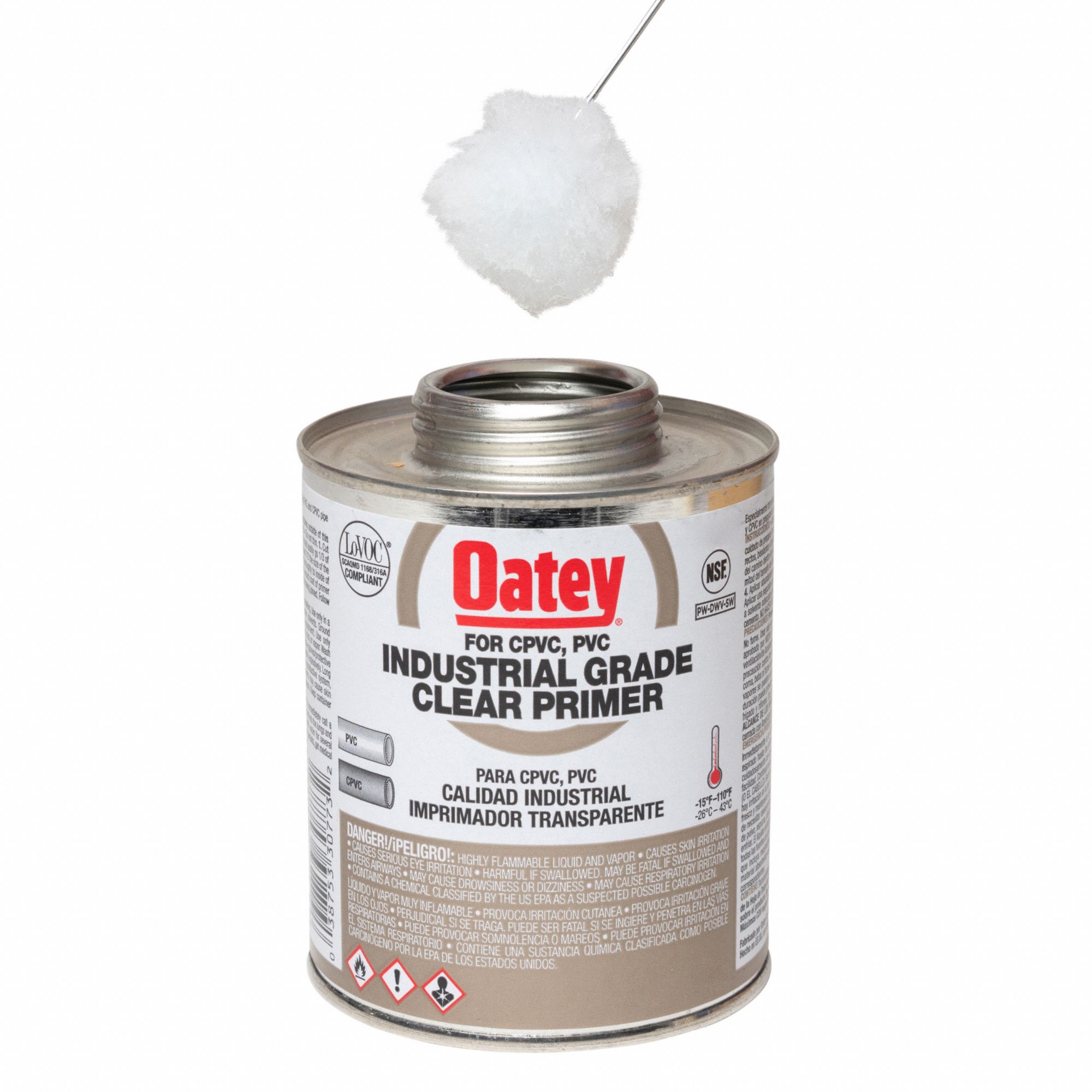 OATEY Pipe Cleaner 41GP1430774 Grainger