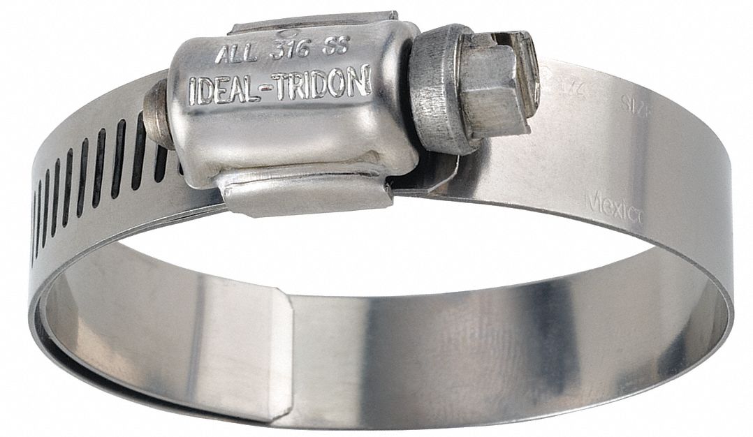 Stainless Steel Worm-Drive Hose Clamp with Metal Lining