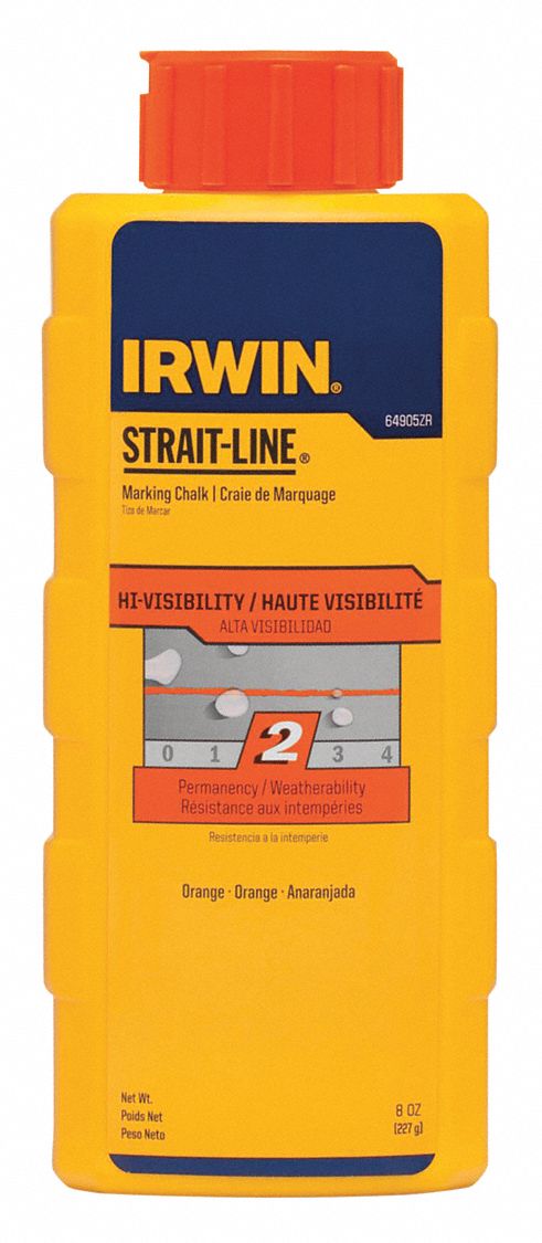 Chalk Line Orange 8 oz High Visibility