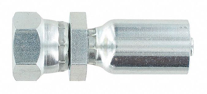 RAC TUY HYDR,BARBELÉ,SERTI,PIVOT,BSP,PARALE,FEMELLE,CÔNE 60 ° ,3/8 PO X 3/8 PO-19,DRT