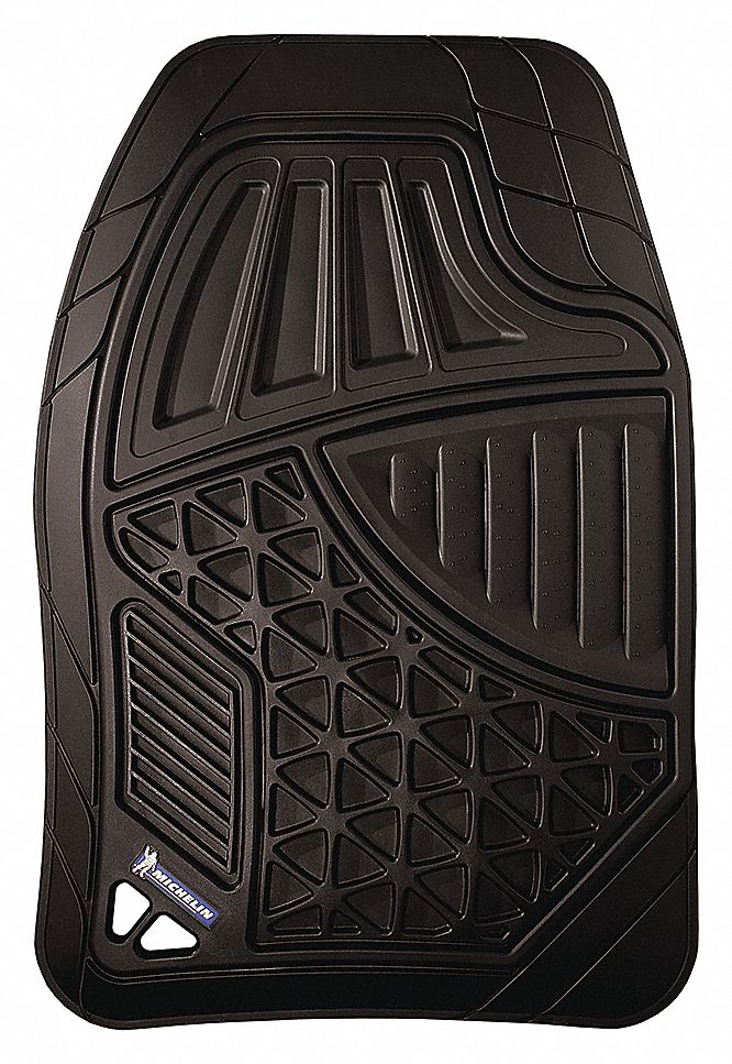 Michelin Floor Mats Auto Rubber 4pc Black Floor Mats Rem904 10
