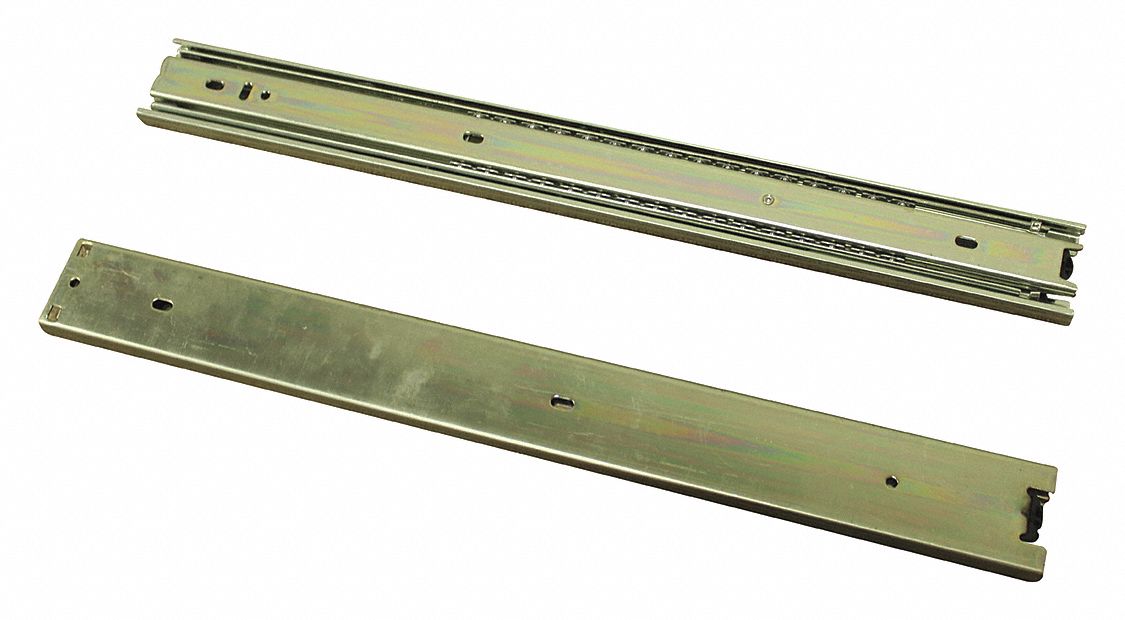 GLISSIERES TIROIR, 17 PO LO, 88 LB, 1PR