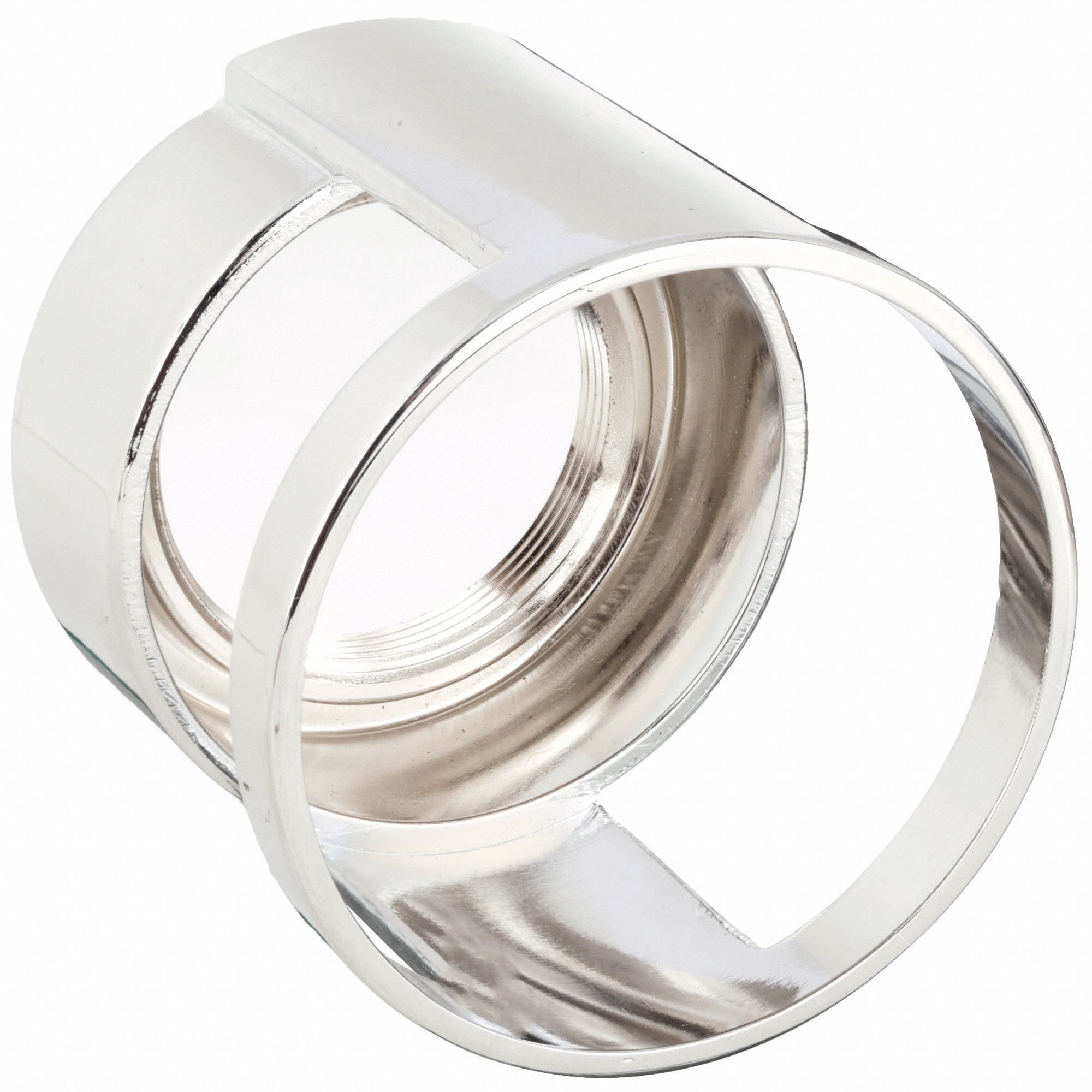 SIEMENS Pushbutton Guard, Chrome, Metal, Size 30 mm 41H02352AAGM