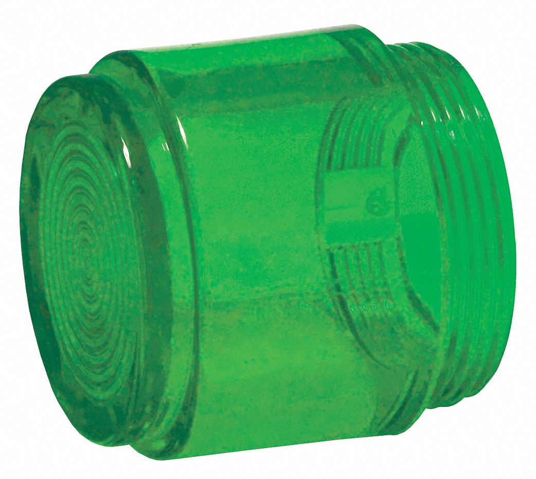 SIEMENS 30 mm Plastic Push Button Cap, Illuminated, Green 41H209US2