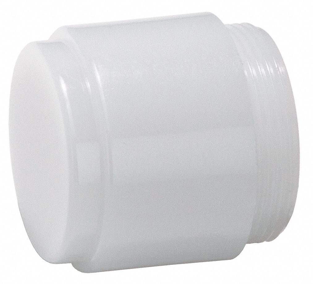 Push Button Head: 30 mm Panel Size, Illuminated, Non-Metallic, White