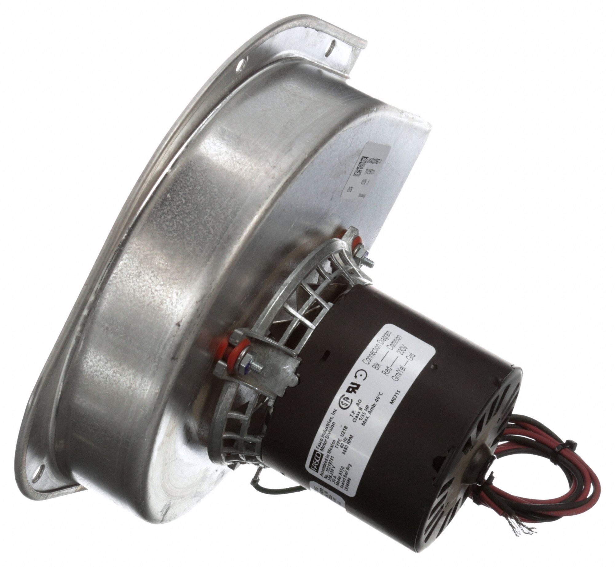 Fasco A079 Rheem Rudd, Goodman, Trane Furnace Draft Inducer Blower 115 Volts Fasco A079