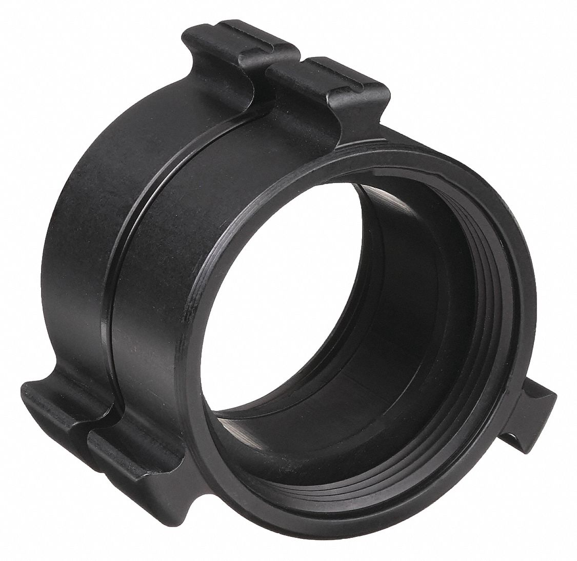 FIRE HOSE ADAPTER, 2½ IN COMPATIBLE PIPE SIZE, NH X NH, STRAIGHT, ALUMINUM