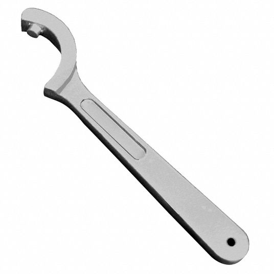 MOON AMERICAN Hole Type Spanner Wrench: Hole Type Spanner Wrench, Hole, 7.5  in Overall Lg