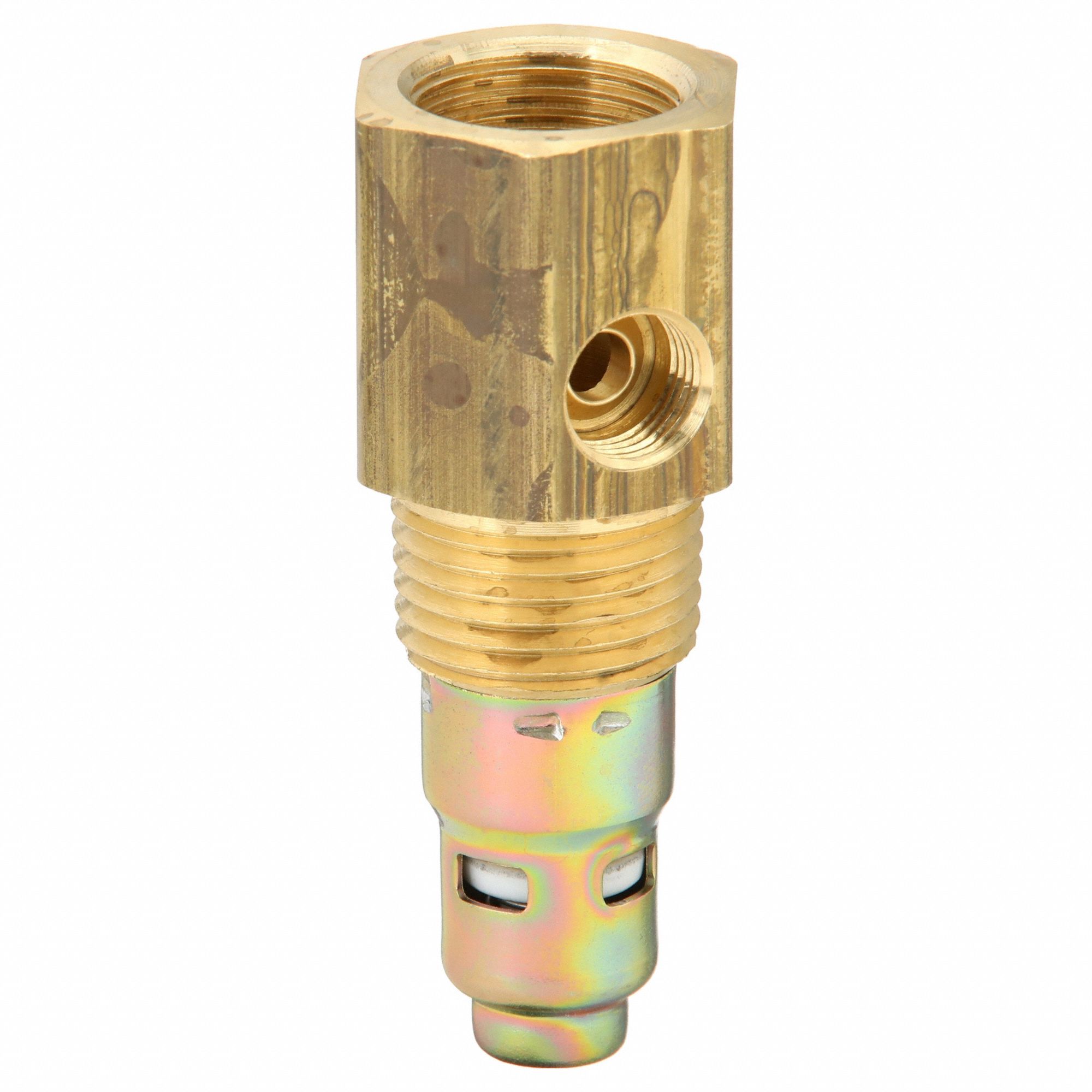 CHECK VALVE, IN TANK, BRASS, 1/2 IN INVERTED FLARE, 1/2 IN (M)NPT THREAD, 500 PSI MAXIMUM PRESSURE