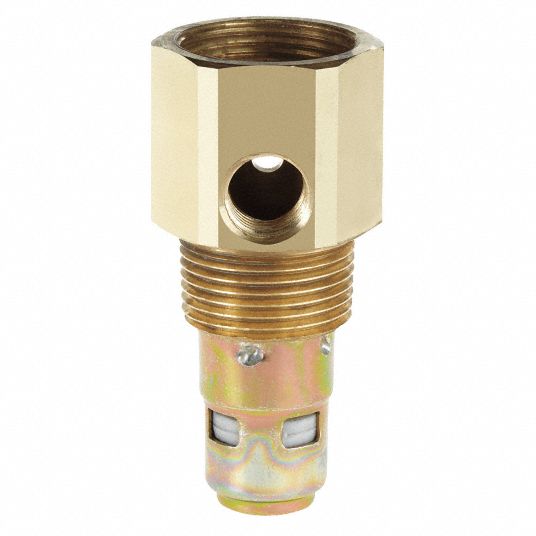 CONRADER Check Valve: 3/4 in Inverted Flare, 3/4 in (M)NPT, 500 psi Max.  Pressure (PSI)