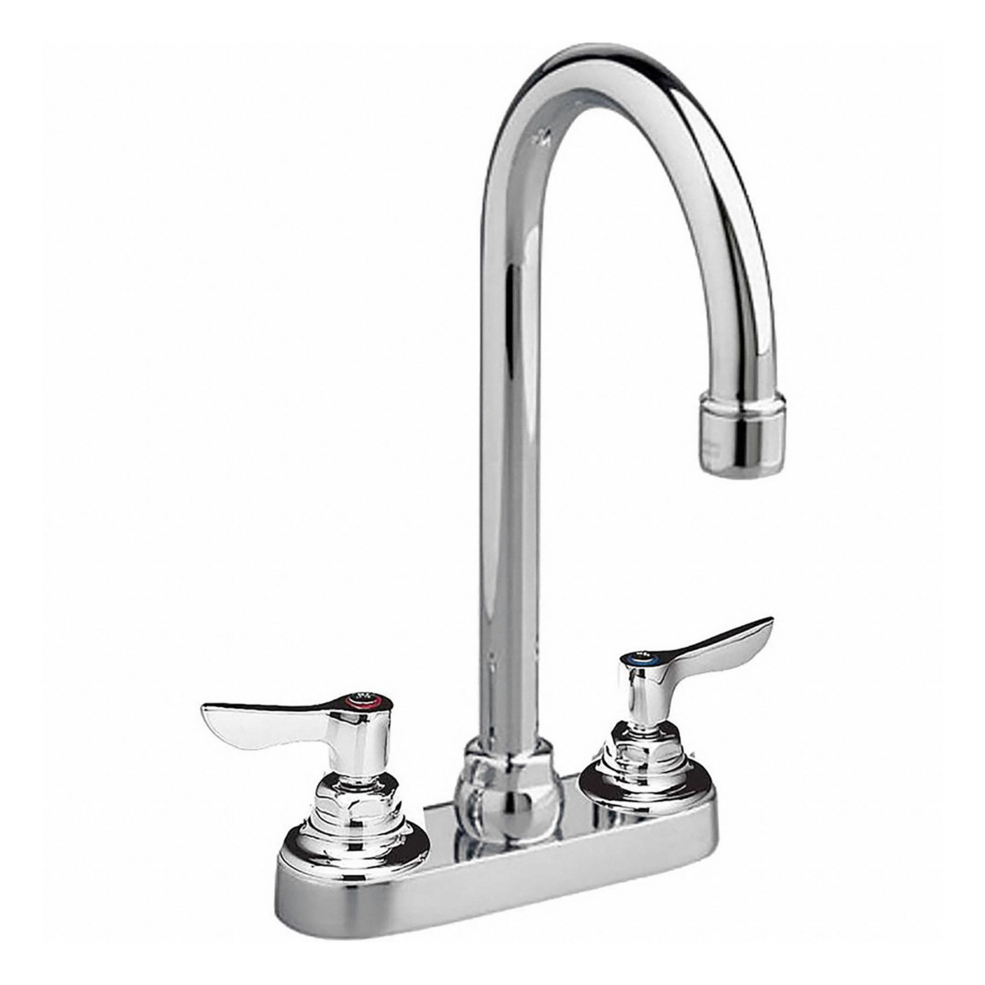 Gooseneck Kitchen/Bathroom Faucet: Monterrey, Cast Brass, Chrome Finish, Centerset