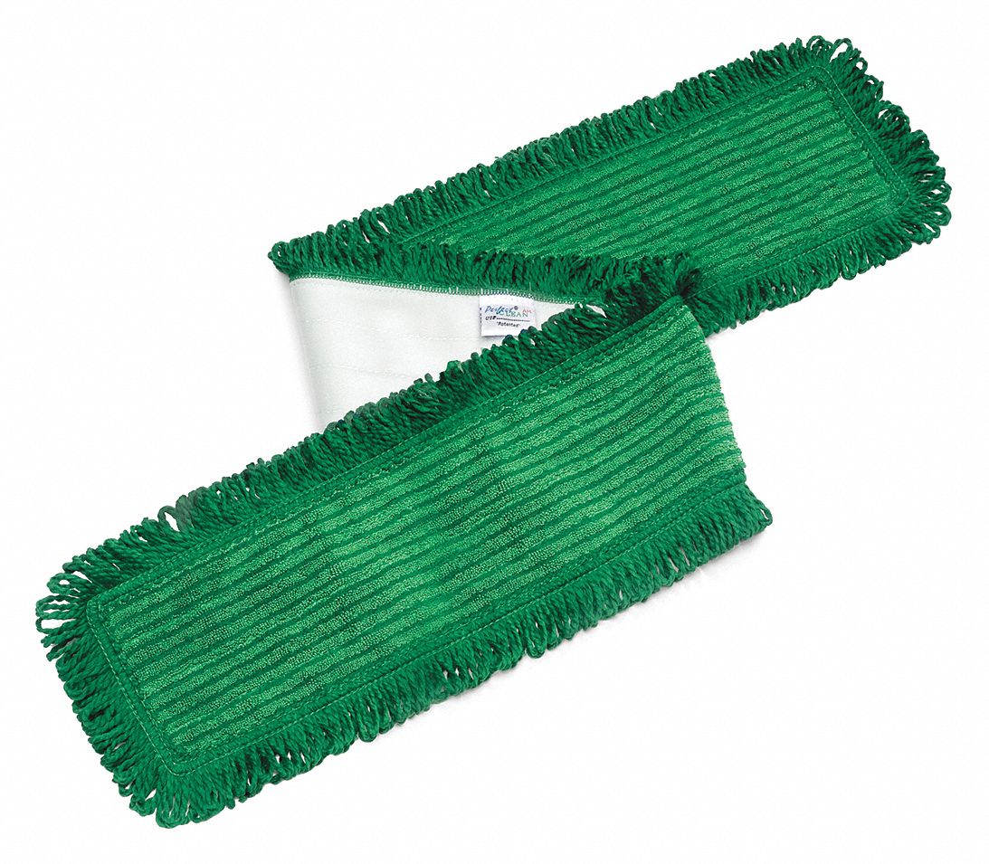 PERFECT CLEAN, 48 in Wd, 5 in Dp, Fringed Dust Mop 41HD72DM548AM