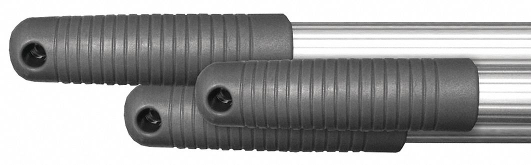 Handle Aluminum Gray,  140cm