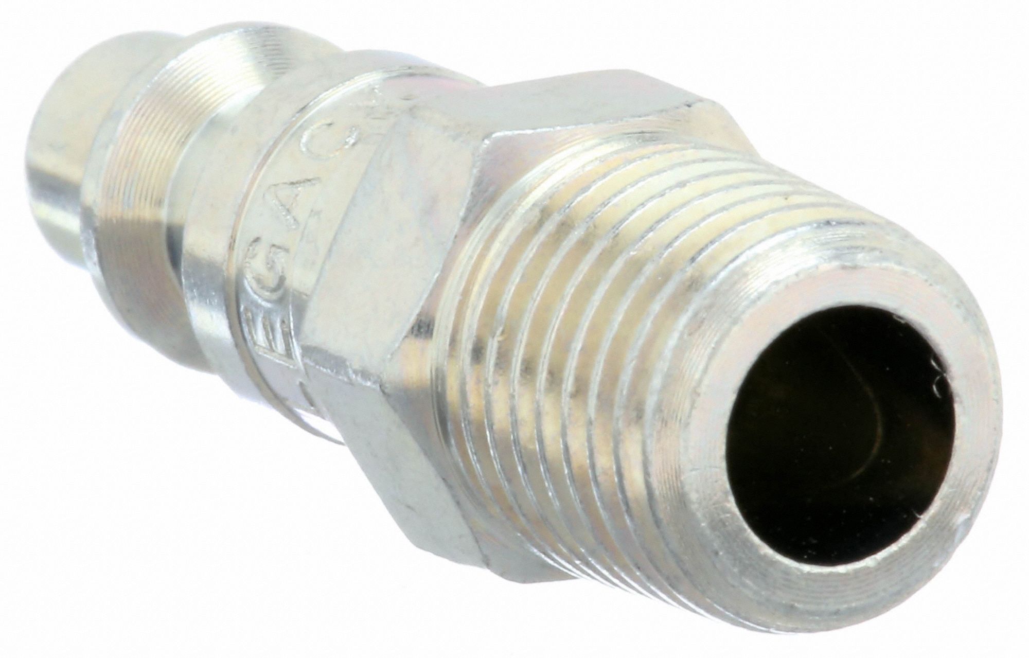 LEGACY Coupler Plug, Steel, Zinc Plated, 1/4 in. 41HE48A73440X