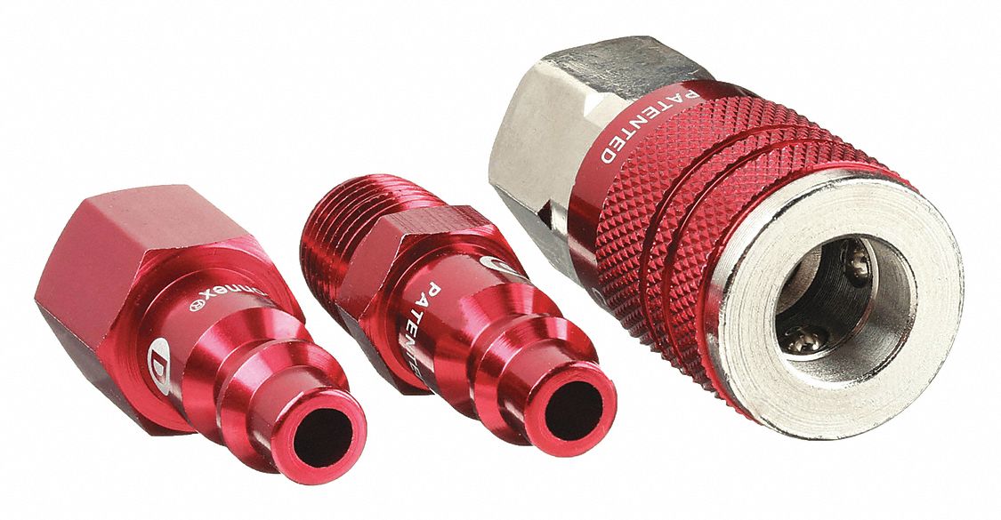 COLORCONNEX, 1/4 in Coupling Size, 1/4