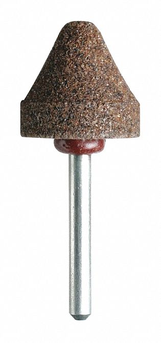 Abrasive Point: Tapered, 5/8 in Head Wd, 1 1/2 in Head Lg, 1 Pieces, Metal, Aluminum Oxide