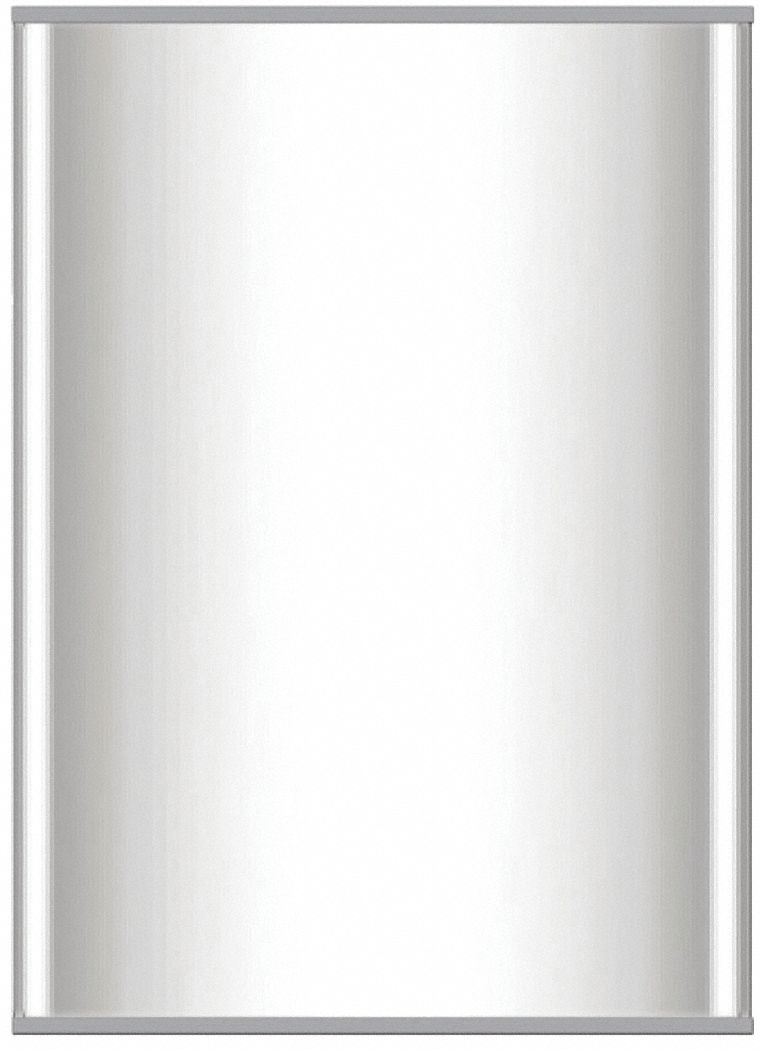INDOOR DISPLAY STAND, SILVER, 11X8 1/2 IN, OVERALL HEIGHT 8 1/2 IN, ALUMINUM
