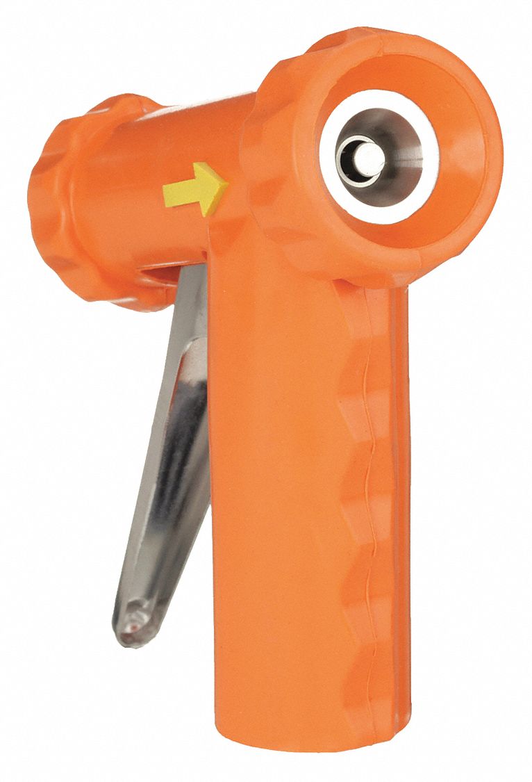BUSE PISTOL/PULV,LAITON/INOX,SECUR ORNG