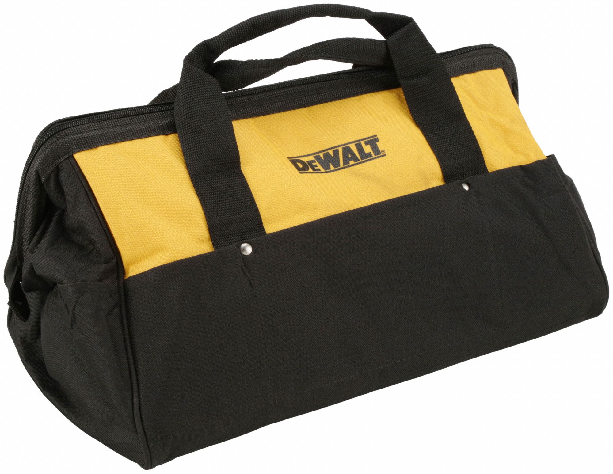 DEWALT Tool Bag Polyester 10 Pockets 12 in Overall Wd 18 in Overall Dp 12 in Overall Ht Black