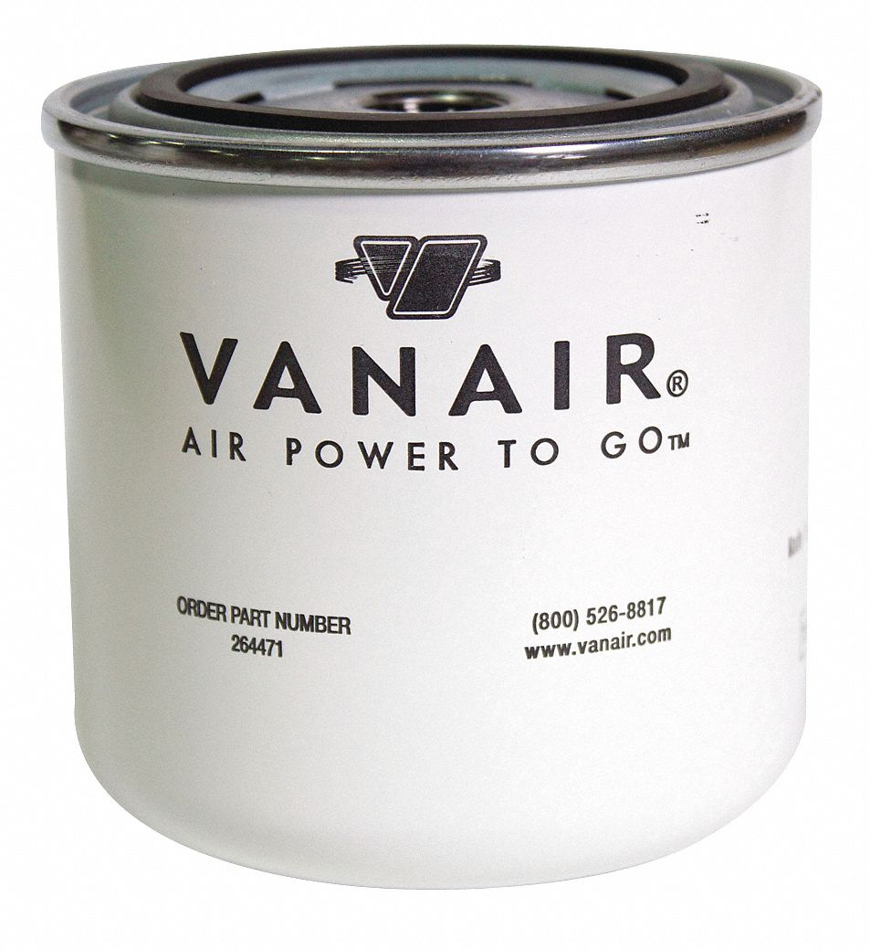 VANAIR Compressor Oil Filter 41JG76264471 Grainger